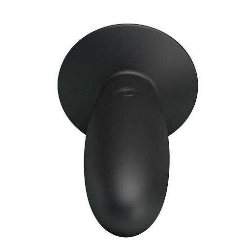 Чёрная анальная пробка с вибрацией Baile Butt Plug Massager BI-040045-0803 (11 см)