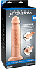 Полый поясной фаллоимитатор телесного цвета Pipedream Silicone Hollow Extension PD4129-21