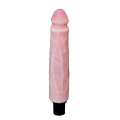Вибратор телесного цвета Bior toys Realistic Cock Vibe EE-10057 (25,5 см)