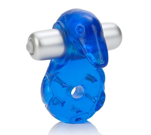 Синее эрекционное кольцо с утенком California Exotic Novelties Micro Vibe Arouser Power Duckie SE-8938-12-3