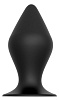 Чёрная анальная пробка Dream Toys PLUG WITH SUCTION CUP 21464 (11 см)