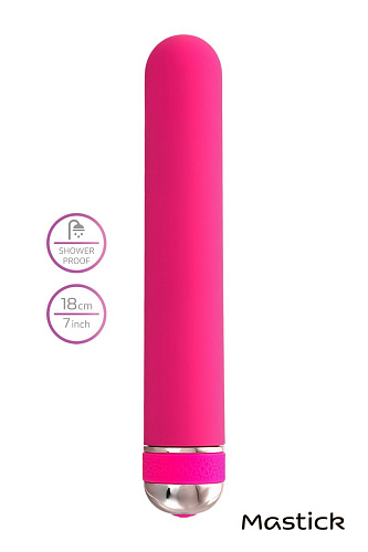 Розовый нереалистичный вибратор A-toys Mastick 761055 (18 см)
