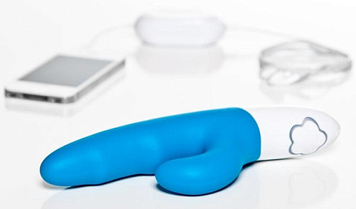 Голубой вибратор OhMiBod Freestyle W E22989