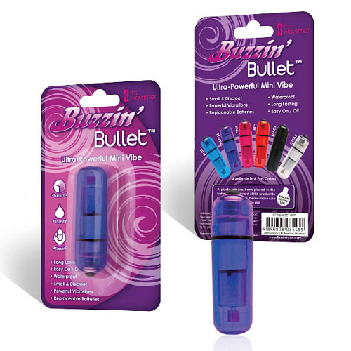 Водонепроницаемая фиолетовая вибропулька Lux Fetish ZZ1-PUR