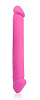 Двосторонний розовый фаллоимитатор Bior toys Cosmo CSM-23086 (23 см)