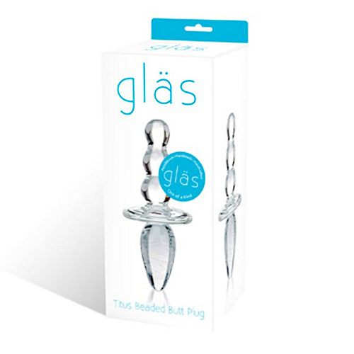 Многофункциональная стеклянная, прозрачная пробка Glas GLAS-20 (5 см)