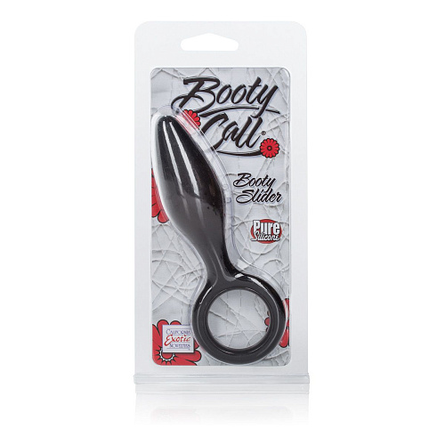 Чёрная анальная пробка California Exotic Novelties Booty Call Booty Slider SE-0394-25-2 (10,3 см)