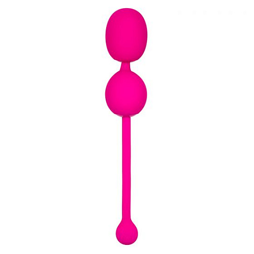 Розовые вагинальные шарики с вибрацией California Exotic Novelties Rechargeable Dual Kegel SE-1328-20-2