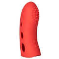 Оранжевая вибронасадка на палец California Exotic Novelties Marvelous Arouser SE-4409-55-3 (10,25 см)