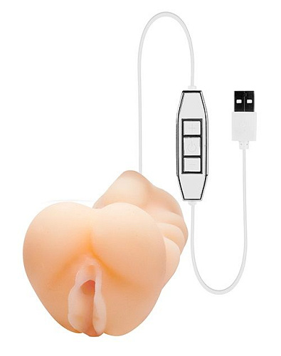 Мастурбатор-вагина телесного цвета с вибрацией NMC JIZZM VIBRATING MASTURBATOR JESSICA 150194