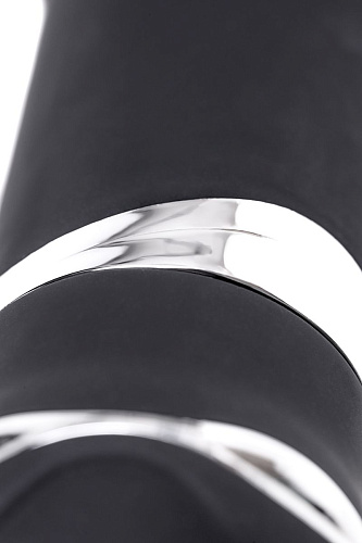 Чёрный силиконовый анальный вибростимулятор ToyFa ZL05 (35 см)