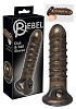 Дымчатая насадка на пенис с рёбрышками и отверстием под мошонку Orion Rebel smoke 05144620000