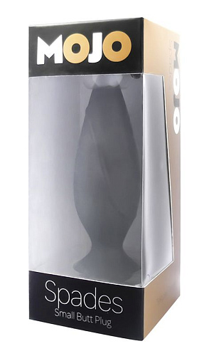 Маленькая анальная пробка в чёрном цвете Seven Creations Mojo F0023B1MPGAC (10 см)