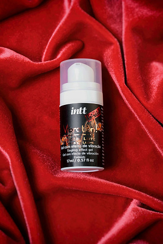 Жидкий массажный гель с ароматом сгущенного молока и эффектом вибрации INTT VIBRATION Dulce de Leche  FU29