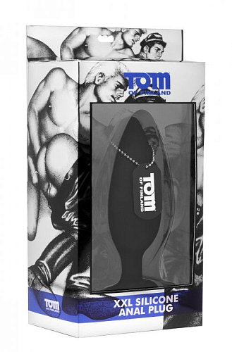 Чёрная анальная пробка XR Brands TF1766 (17,1 см)