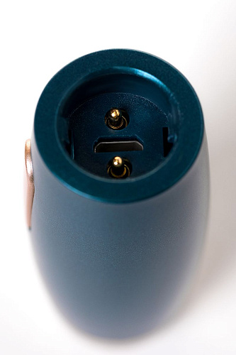 Бирюзовый анальный вибратор с 2 сменными насадками Le Stelle PERKS SERIES EXO LS12214