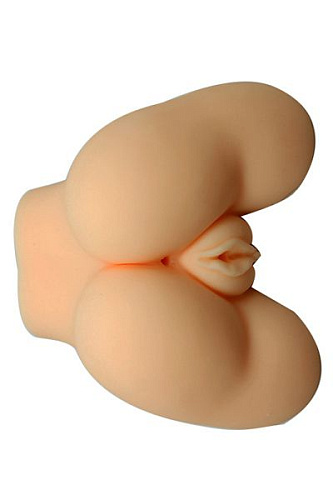 Вибровагина телесного цвета с манящими губками и анусом Xise Joshua Red Plum XS-MA50004-S