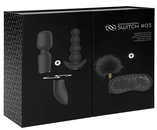 Чёрный эротический набор Shots Media BV Pleasure Kit №3 SWI013BLK