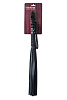 Чёрный кожаный флоггер с лакированной ручкой ToyFa 700034 (61 см)