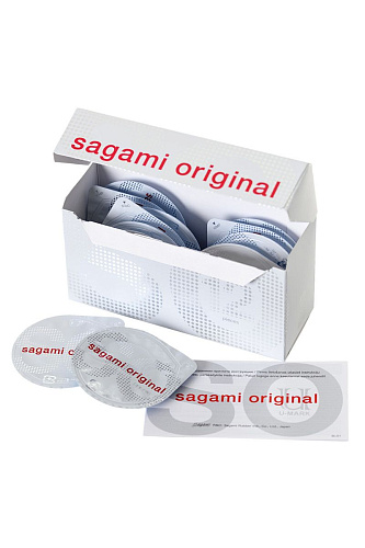 Ультратонкие, прозрачные презервативы Sagami Original 0.02 №12 (12 шт)