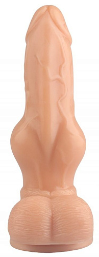 Телесный анальный фаллоимитатор-реалистик Сумерки богов 1016-46 BX DD (21 см)