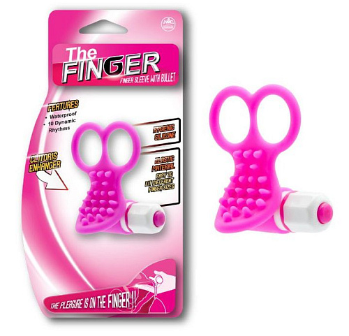 Розовая вибронасадка на пальцы NMC FVSH003A00-027