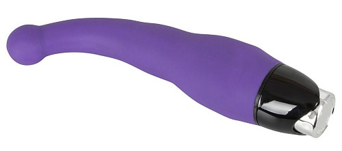 Фиолетовый вибратор для G-стимуляции Orion Simply Silicone 0583472 (21 см)
