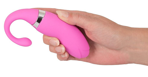 Розовый изогнутый вибростимулятор Orion 0587230 (14 см)
