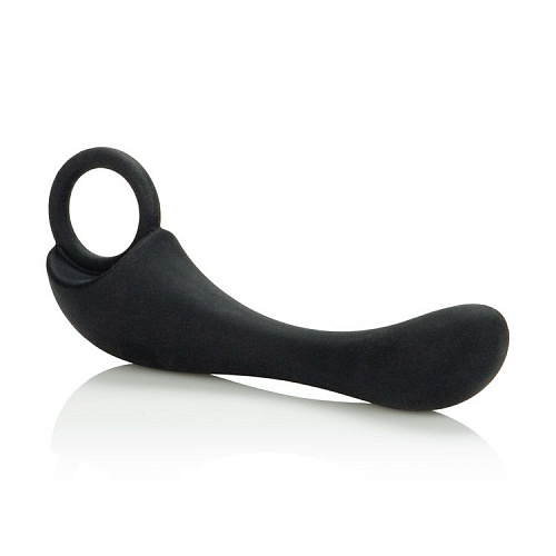 Стимулятор простаты чёрного цвета California Exotic Novelties Silicone Prostate Locater SE-5639-00-2 (11,5 см)