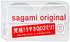 Ультратонкие, прозрачные презервативы Sagami Original 0.02 №6 (6 шт)