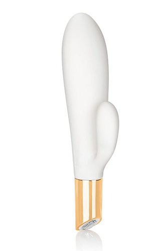 Вибромассажер в белом цвете Jopen Vibrating Dual Massager JO-8100-30-9 (19,75 см)