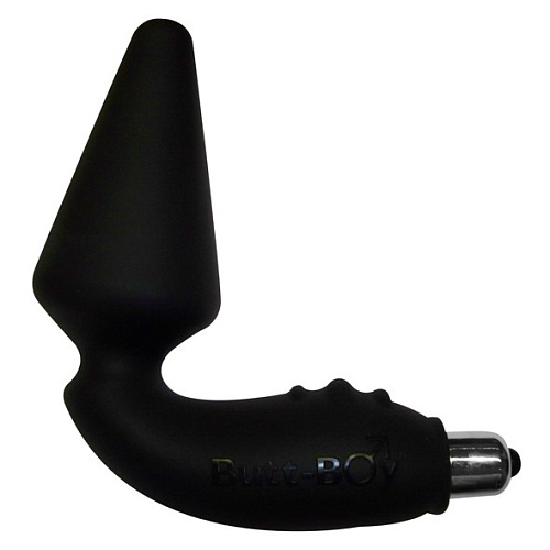 Чёрный вибростимулятор простаты Rocks-Off Butt-Boy 7BTKV