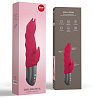 Малиновый вибратор с клиторальным отростком Fun Factory Darling Devil 07130 (20,5 см)