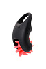 Чёрно-красное эрекционное виброкольцо Erotist 548003
