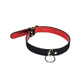 Чёрно-красный ошейник Lola toys Cabaret 1088-01lola