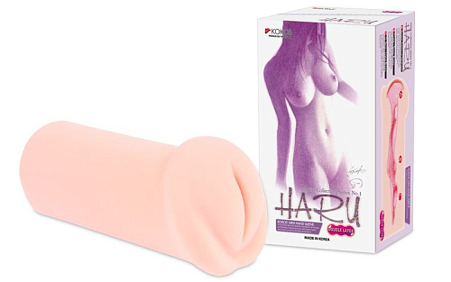 Мастурбатор-вагина телесного цвета с двойным слоем материала KOKOS Haru M04-001-06D