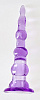 Фиолетовый анальный вибромассажёр-ёлочка Sextoy 2011 00260A-3 (14,5 см)