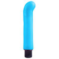 Голубой вибромассажёр с загнутым кончиком Pipedream XL G-Spot Softees PD1407-14 (16,2 см)