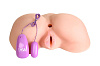 Вибровагина и анус телесного цвета ToyFa «Скарлетт» 893017