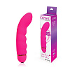Розовый изогнутый вибромассажёр с 20 режимами вибрации Bior toys CSM-23101 (17 см)