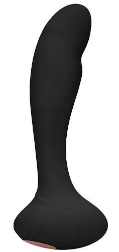 Чёрный вибростимулятор точки G Shots Media BV Finesse ELE012BLK (17,5 см)