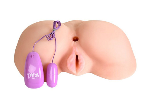 Вибровагина и анус телесного цвета ToyFa «Скарлетт» 893017
