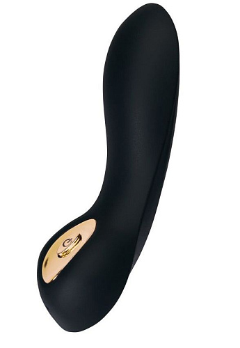 Чёрный вибратор для стимуляции точки G WANAME Cascade 481005 (15 см)