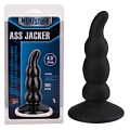 Чёрный анальный стимулятор Dream Toys ASS JACKER 20688 (12 см)