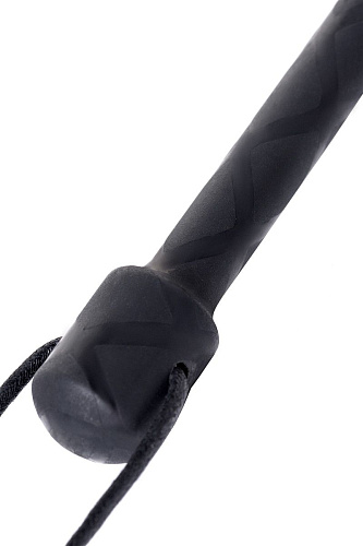 Чёрный стек с совой на кожаном наконечнике ToyFa 700022 (24 см)