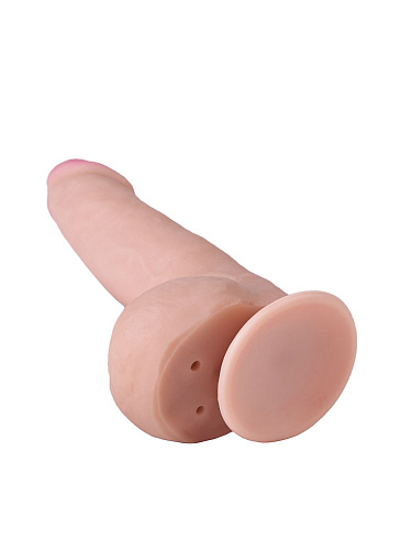 Телесный фаллоимитатор из реалистичного на ощупь материала LOVETOY (А-Полимер) 812800 (18,6 см)