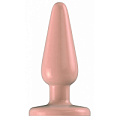 Анальный стимулятор телесного цвета Shots Media BV Bottom Line 6 Model 1 Rubber Flesh BTM003FLE (15,5 см)