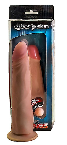 Телесный фаллоимитатор на присоске из неоскин LOVETOY (А-Полимер) 810106 (20 см)