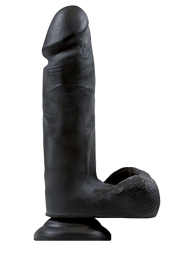 Чёрный фаллоимитатор NS Novelties 2X Dual Density 8 Dildo NSN-0407-13 (24 см)