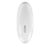 Бело-розовый клиторальный стимулятор OVO T1 WHITE/PINK